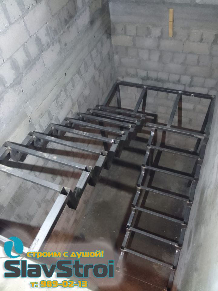 Изготовление и монтаж лестниц на металлокаркасе под ключ в Самаре и Самарской области - тел. 989-02-13