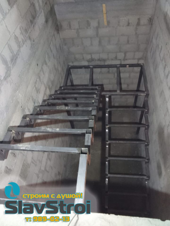 Изготовление и монтаж лестниц на металлокаркасе под ключ в Самаре и Самарской области - тел. 989-02-13