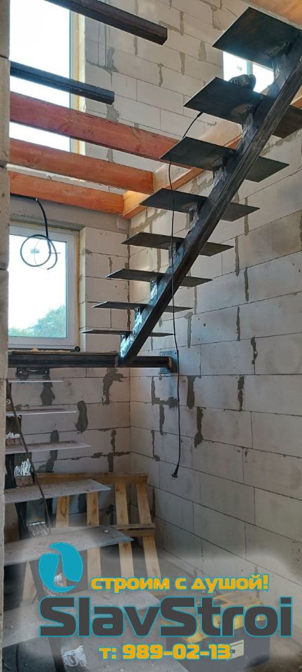 Изготовление и монтаж лестниц на металлокаркасе под ключ в Самаре и Самарской области - тел. 989-02-13