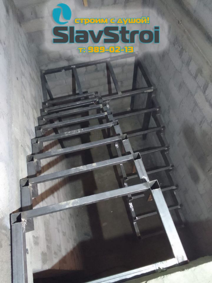 Изготовление и монтаж лестниц на металлокаркасе под ключ в Самаре и Самарской области - тел. 989-02-13