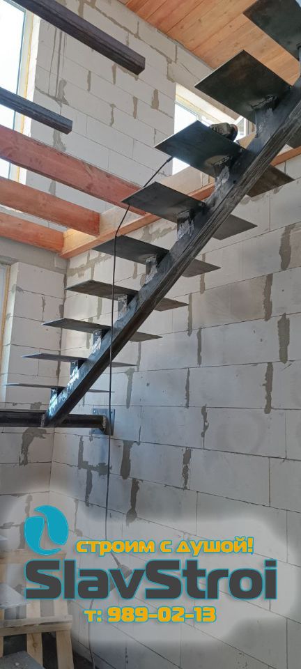 Изготовление и монтаж лестниц на металлокаркасе под ключ в Самаре и Самарской области - тел. 989-02-13