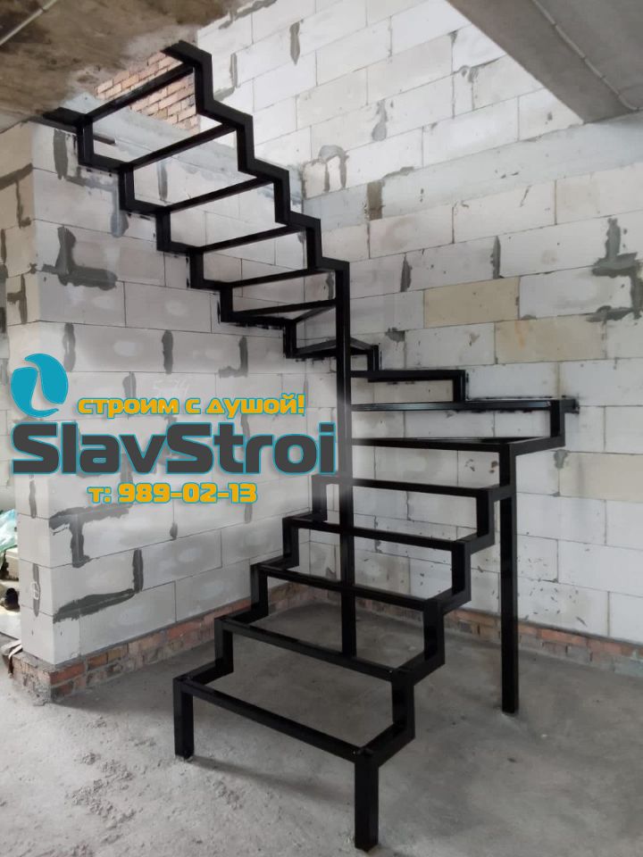 Изготовление и монтаж лестниц на металлокаркасе под ключ в Самаре и Самарской области - тел. 989-02-13
