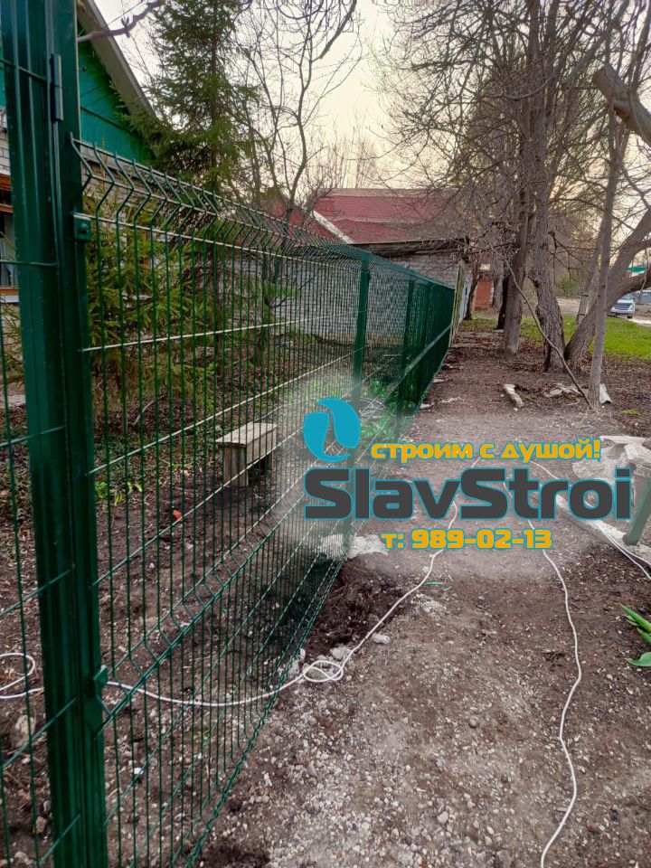 Заборы из сварной 3D сетки Grand Line с установкой под ключ в Самаре и Самарской области - тел. 989-02-13