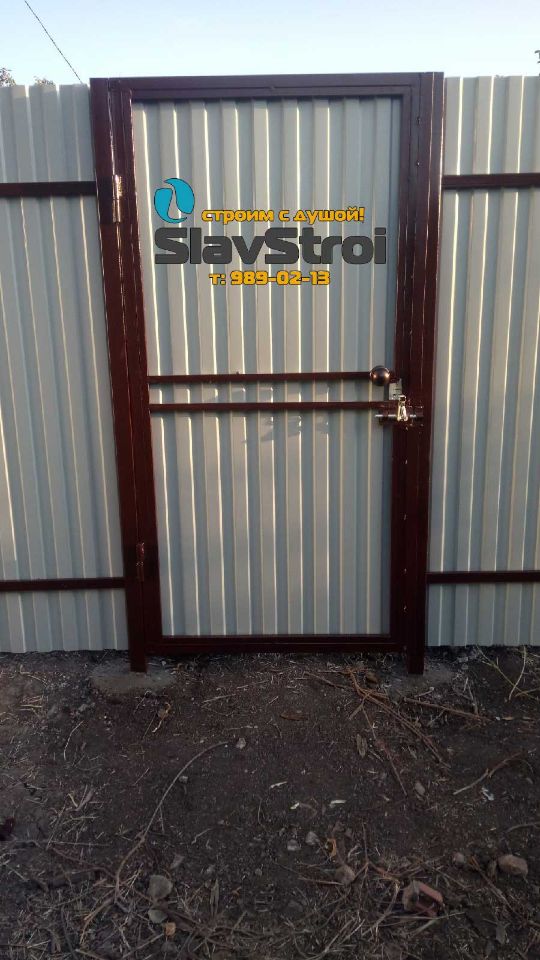Заборы, ворота, калитки - ограждения из профнастила с установкой под ключ в Самаре и Самарской области - тел. 989-02-13
