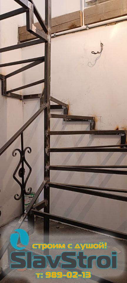 Изготовление и монтаж лестниц на металлокаркасе под ключ в Самаре и Самарской области - тел. 989-02-13