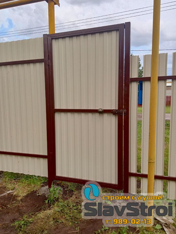 Заборы, ворота, калитки - ограждения из профнастила с установкой под ключ в Самаре и Самарской области - тел. 989-02-13