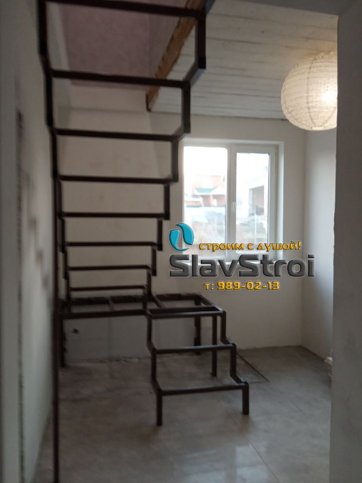 Изготовление и монтаж лестниц на металлокаркасе под ключ в Самаре и Самарской области - тел. 989-02-13