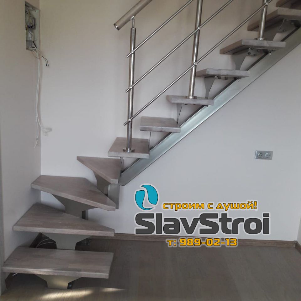 Изготовление и монтаж лестниц на металлокаркасе под ключ в Самаре и Самарской области - тел. 989-02-13