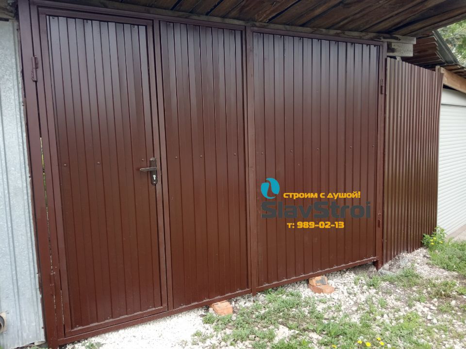 Заборы, ворота, калитки - ограждения из профнастила с установкой под ключ в Самаре и Самарской области - тел. 989-02-13