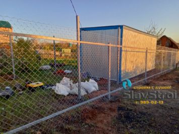 Заборы, ворота, калитки - ограждения из сетки Рабица с установкой под ключ в Самаре и Самарской области - тел. 989-02-13