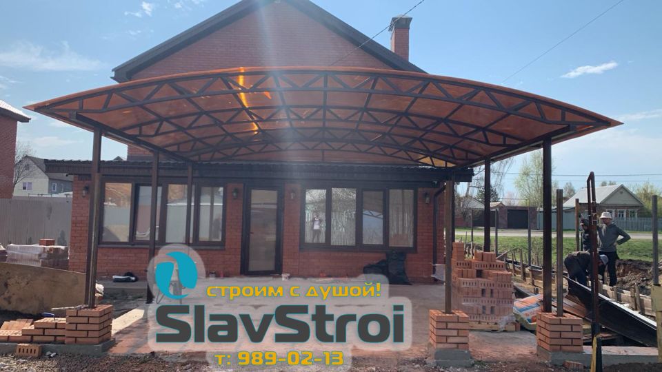 Изготовление и монтаж крылец, веранд, навесов, ангаров, автонавесов надежно и качественно в Самаре и регионе под ключ +7(937)989-02-13