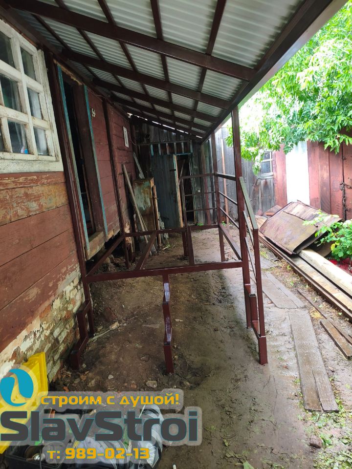 Изготовление и монтаж крылец, веранд, навесов, ангаров, автонавесов надежно и качественно в Самаре и регионе под ключ +7(937)989-02-13