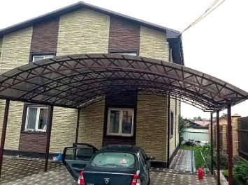 Навесы, автонавесы, террасы, веранды, ангары с установкой под ключ в Самаре и Самарской области - тел. 989-02-13