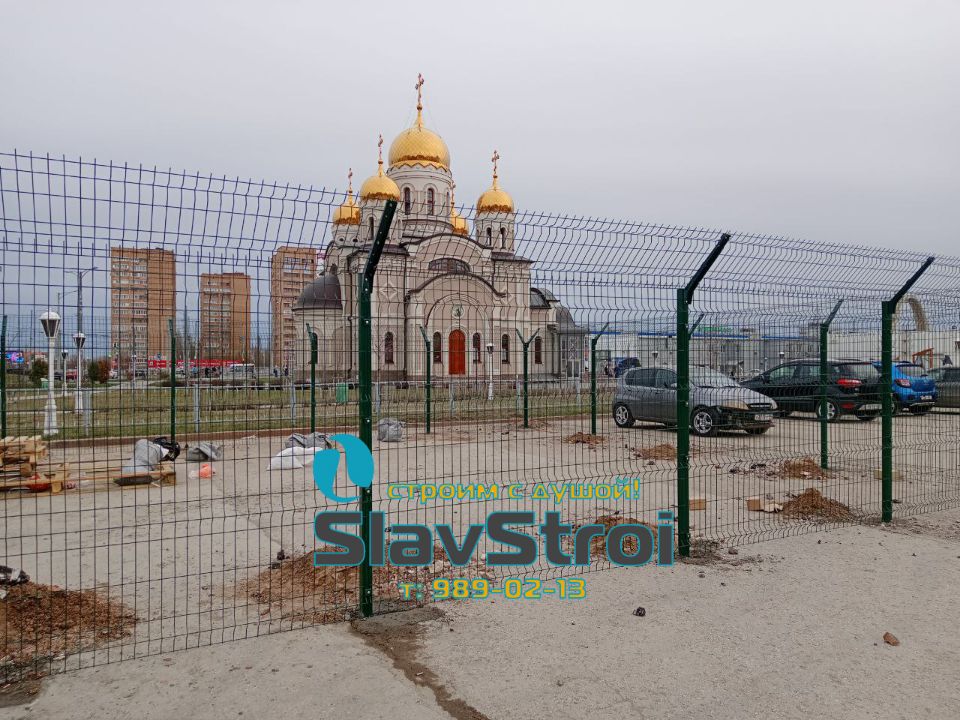 Заборы из сварной 3D сетки Grand Line с установкой под ключ в Самаре и Самарской области - тел. 989-02-13
