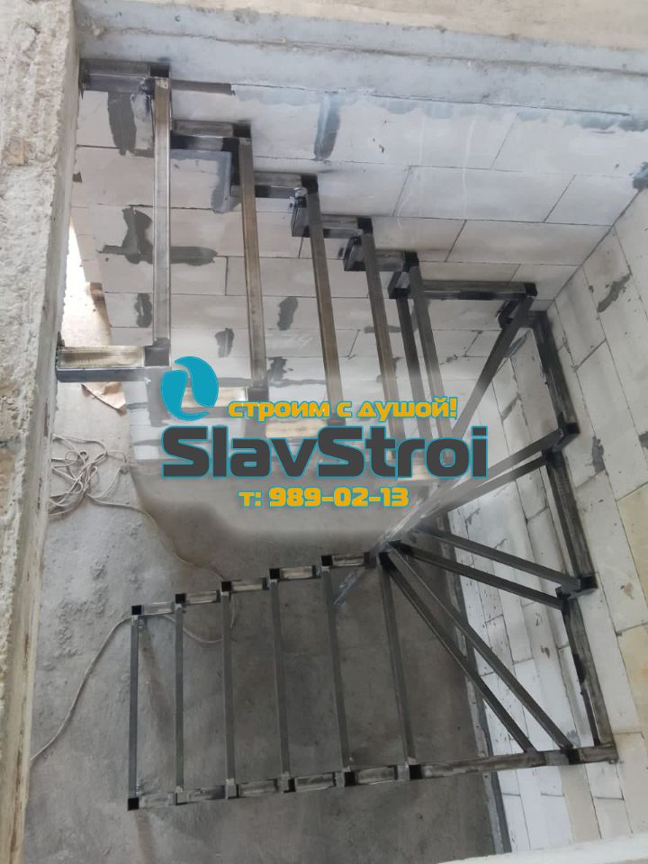 Изготовление и монтаж лестниц на металлокаркасе под ключ в Самаре и Самарской области - тел. 989-02-13