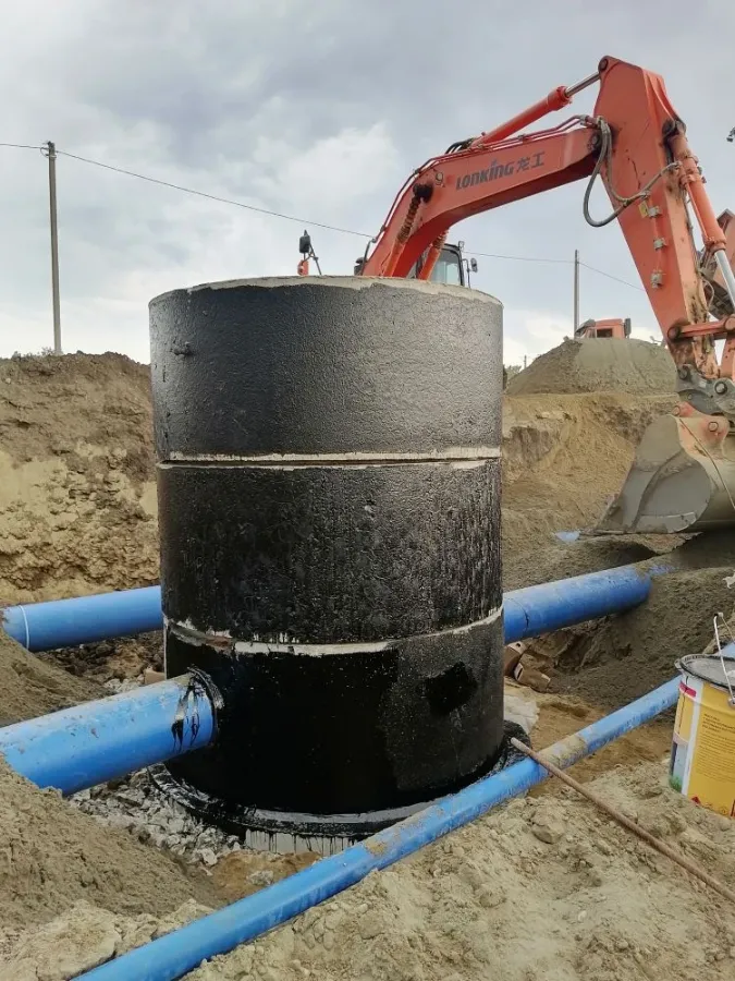 Монтаж колодцев