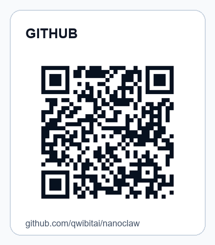 QR to Nanoclaw GitHub