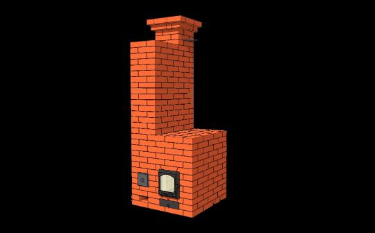 Отопительная печь мини лежанка порядовка