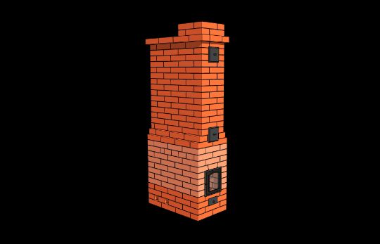 Отопительная печь "Голландка" порядовка