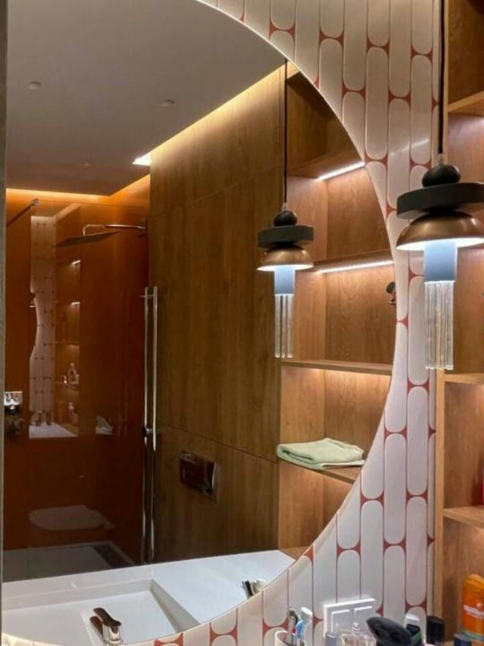 Зеркало с подсветкой любой формы