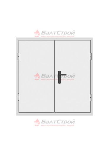 Люк двупольный противопожарный