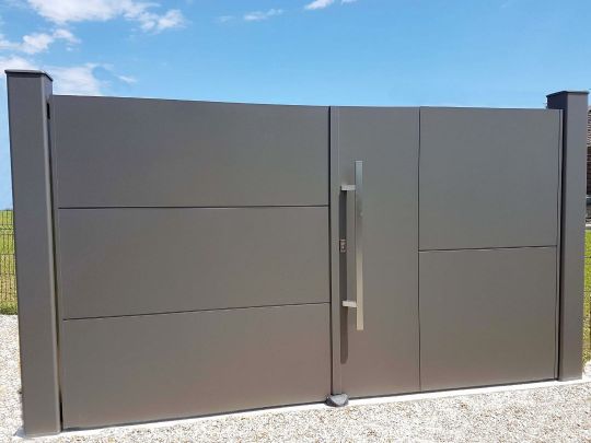 Металлические ворота