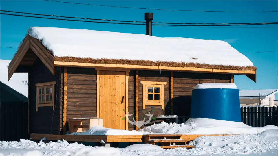 Фото готовой бани