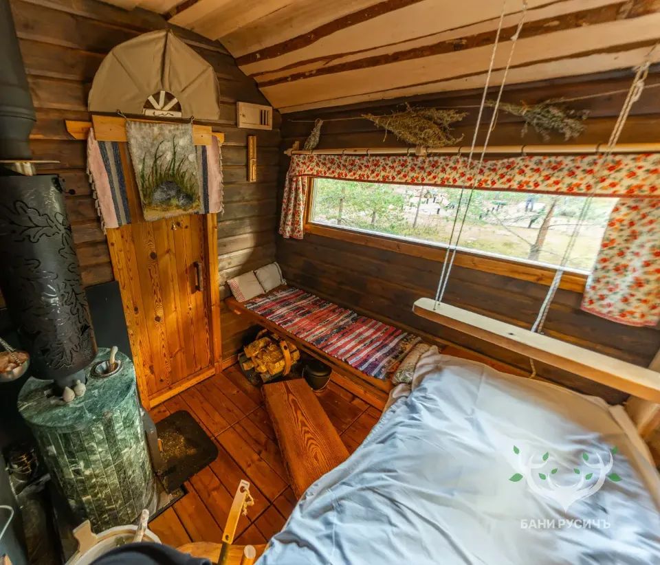 Фото готовой бани