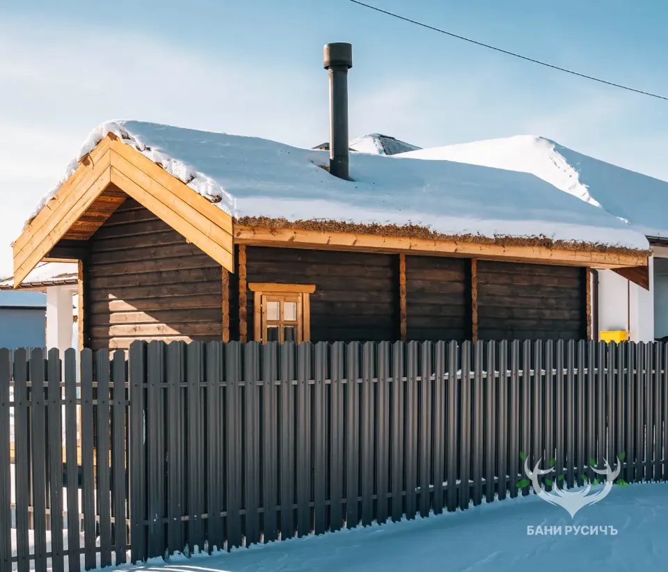 Фото готовой бани