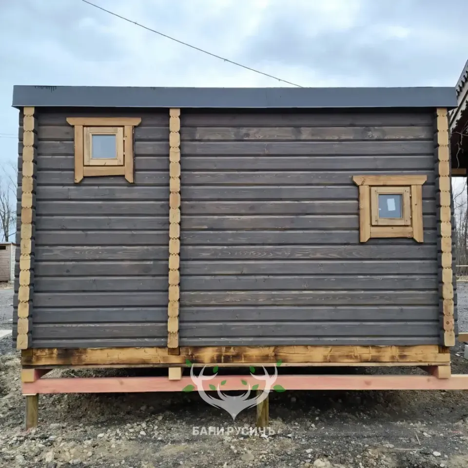 Фото готовой бани "Народная"