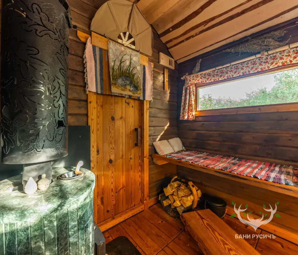 Фото готовой бани