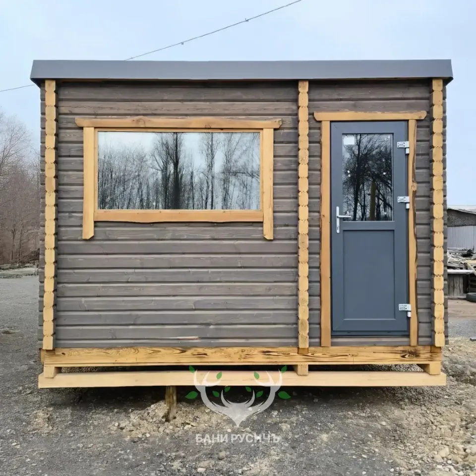 Фото готовой бани "Народная"