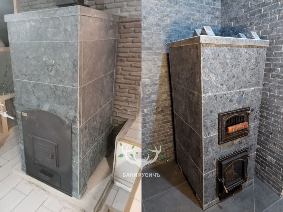 Варианты облицовки печи