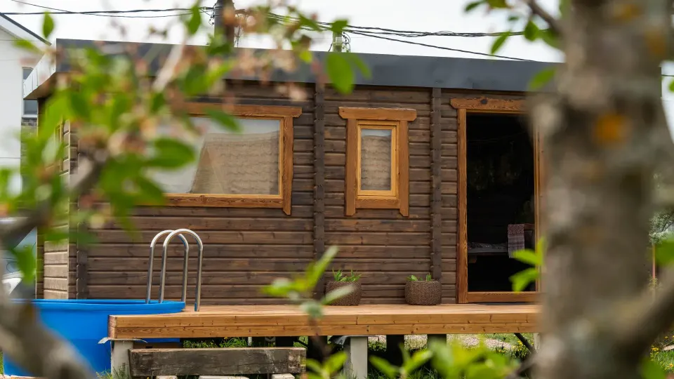 Фото готовой бани