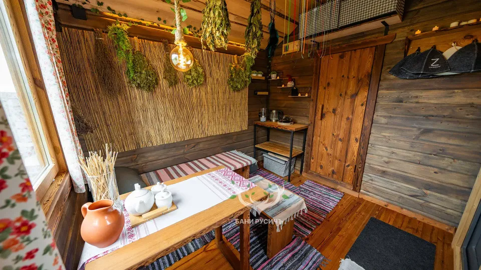 Интерьер бани Здрава