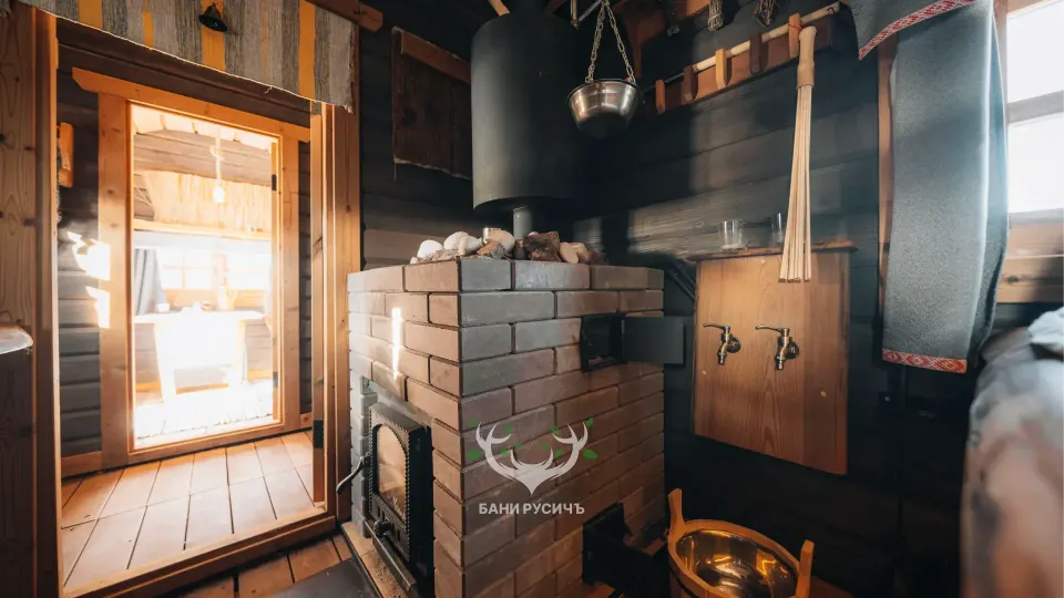 Фото готовой бани - парная
