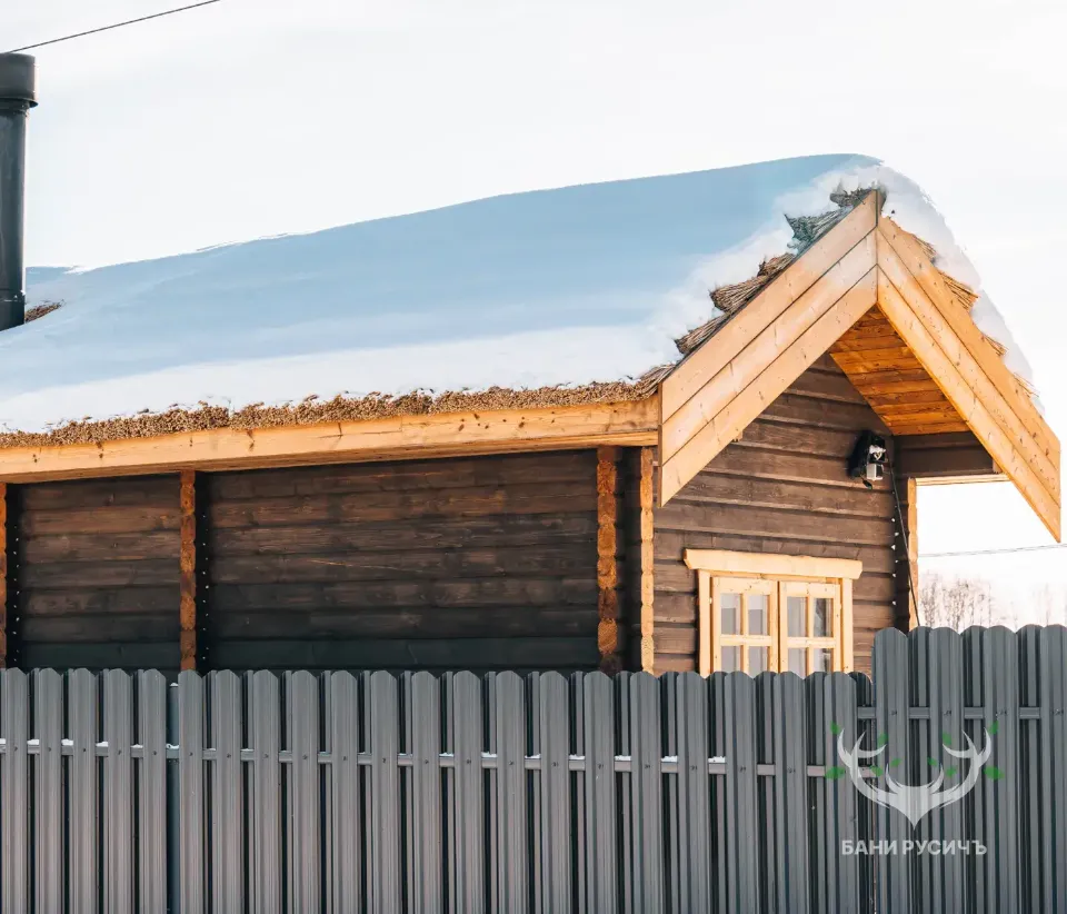 Фото готовой бани