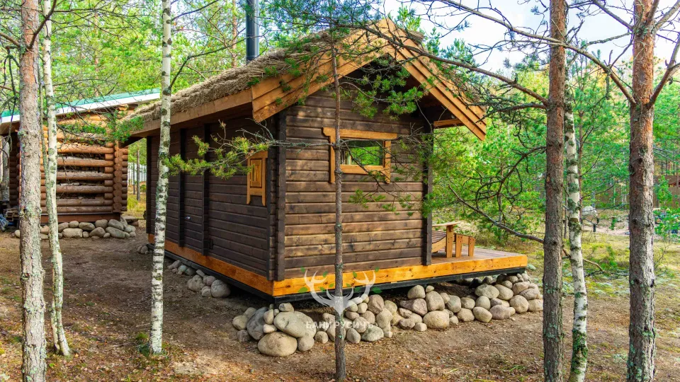 Фото готовой бани