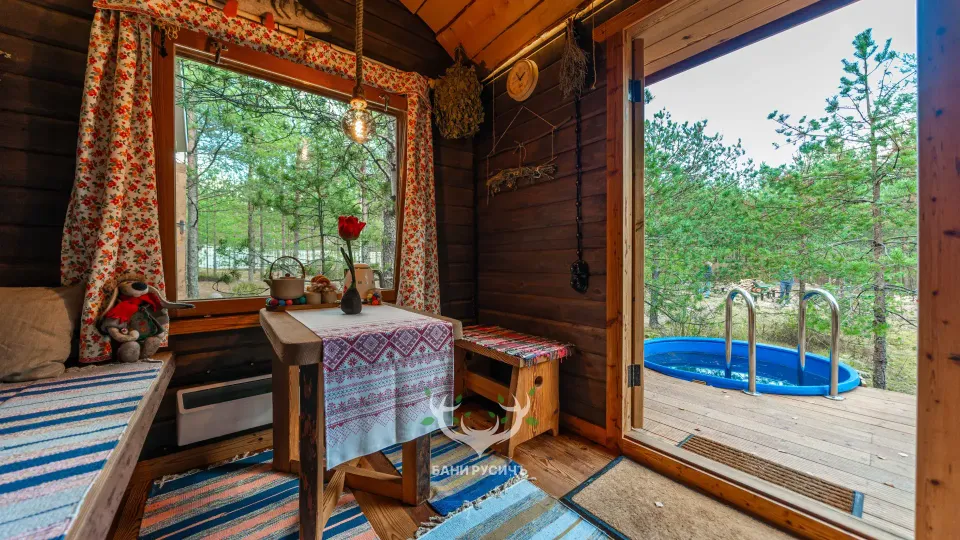 Фото готовой бани