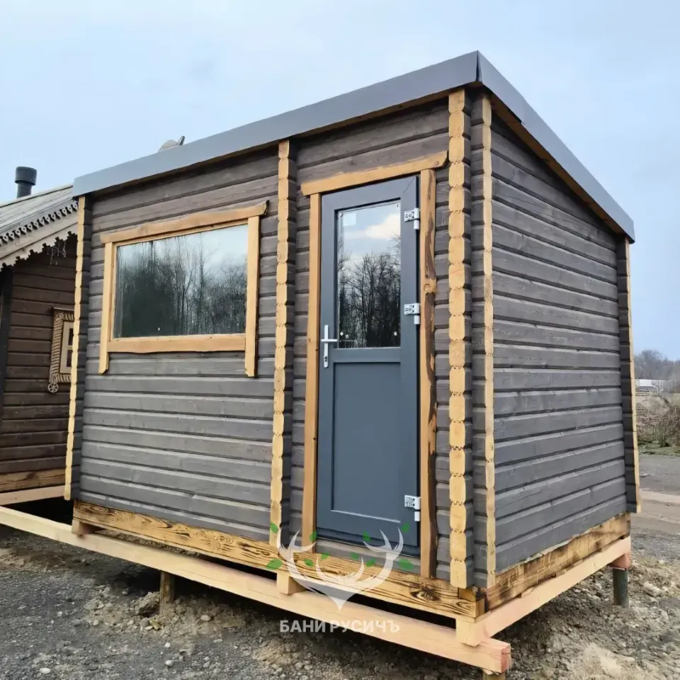 Фото готовой бани "Народная"