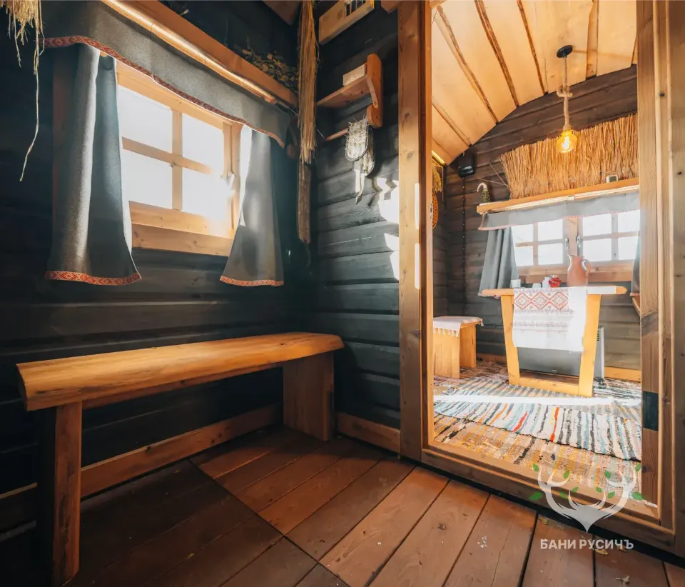 Фото готовой бани