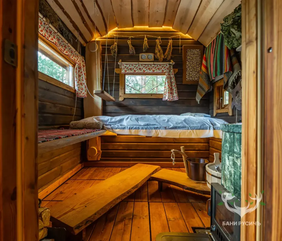 Фото готовой бани