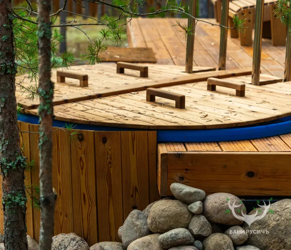 Фото готовой бани