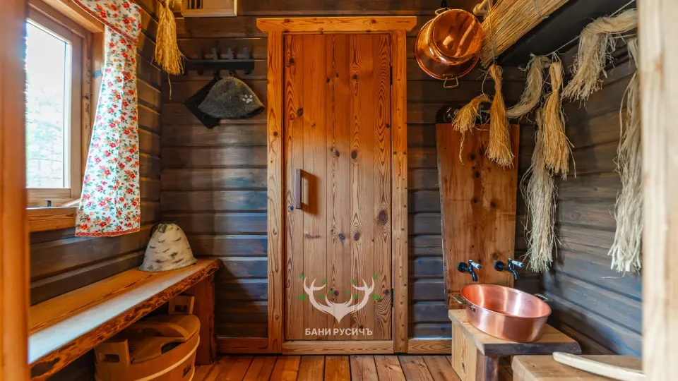 Фото готовой бани - помывочная