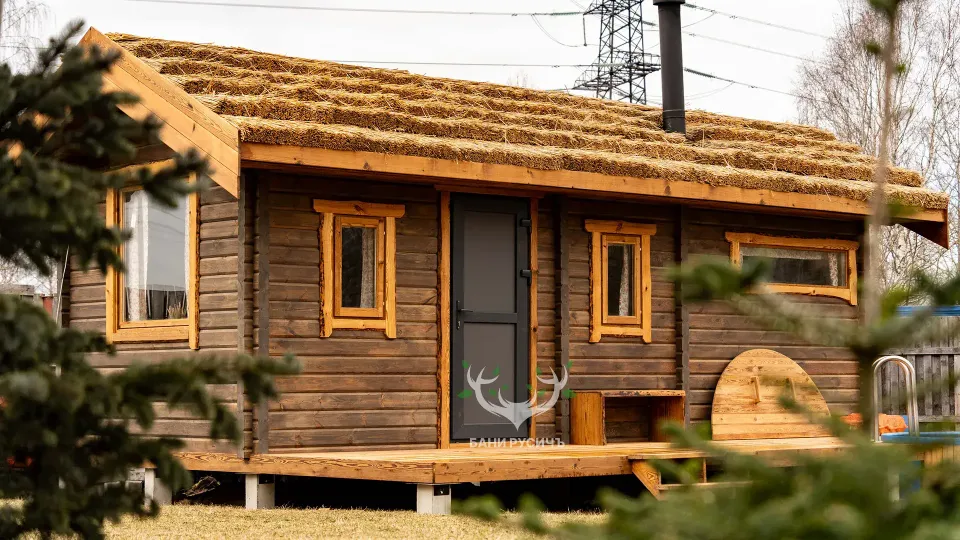 Фото готовой бани