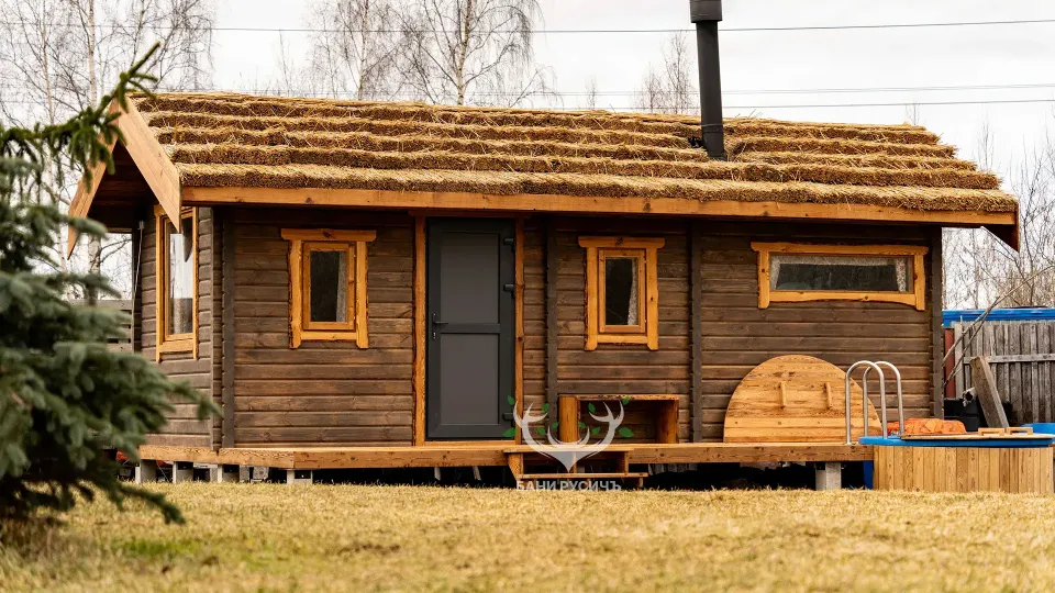 Фото готовой бани