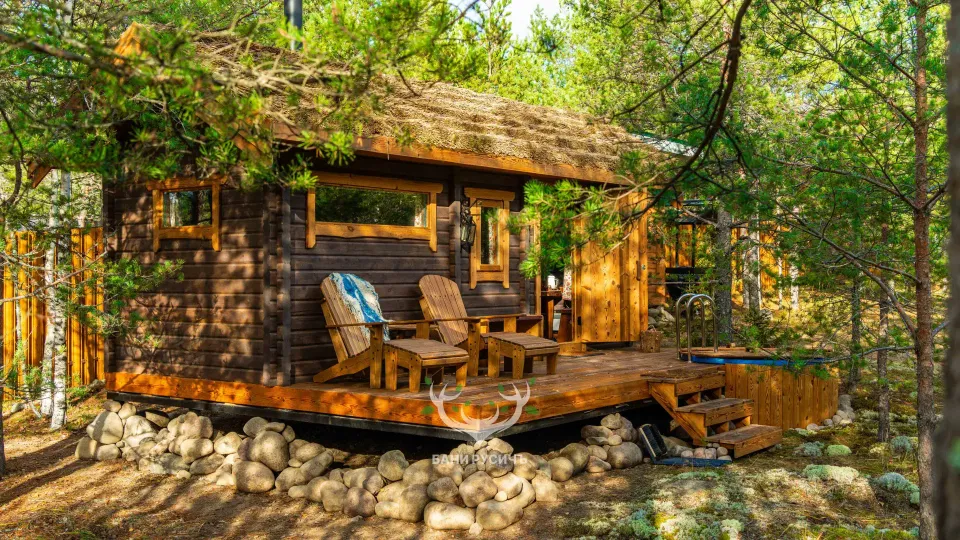 Фото готовой бани