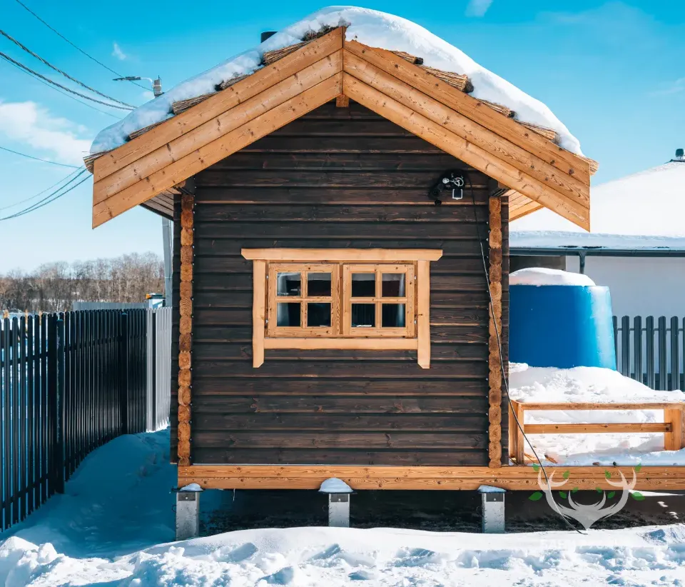 Фото готовой бани