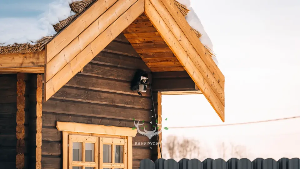 Фото готовой бани