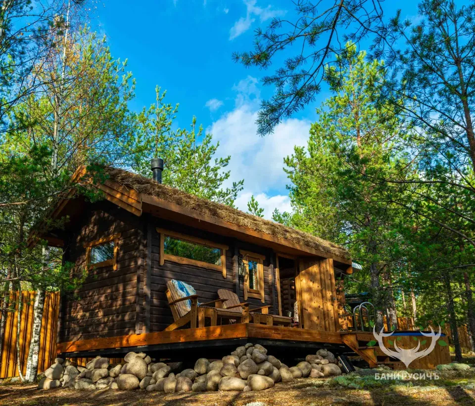 Фото готовой бани